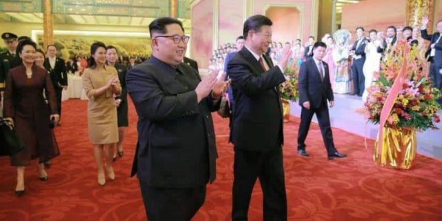 Foto 4 vizita Kim Jong-un China - Facebook : Kim Jong-un