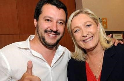 Matteo Salvini Le Pen Facebook