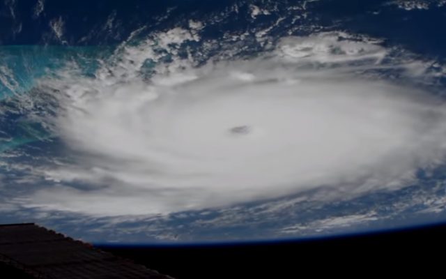 Uraganul Dorian sursa Statia Spatiala NASA