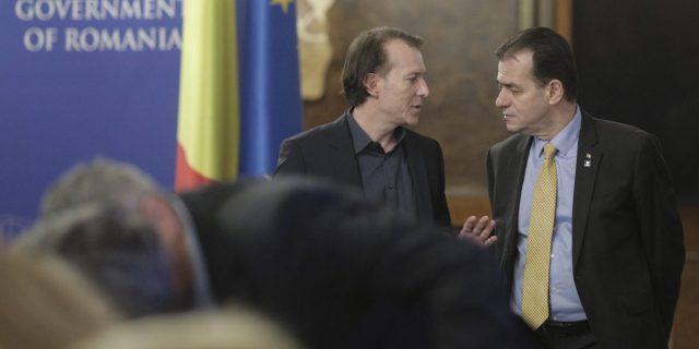 Florin Cîțu și Ludovic Orban. Inquam Photos / Octav Ganea