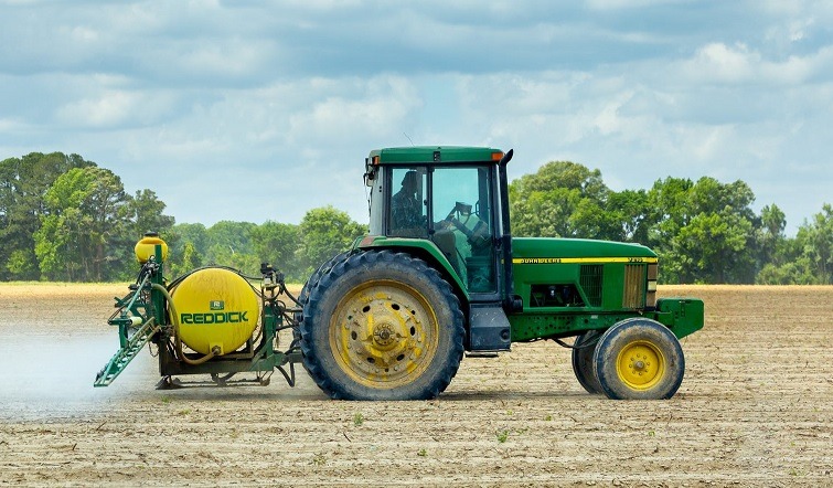 tractor, pesticide, fermier, agricultura