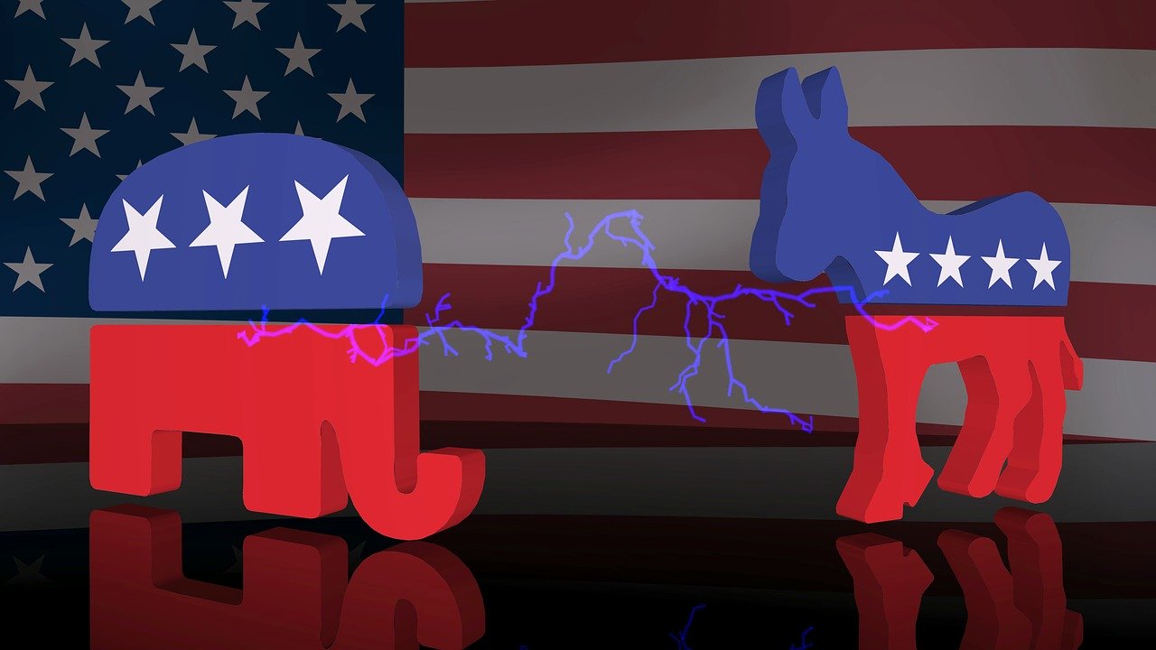 Foto: Elefantul și măgărușul, simbolurile Partiduliui Republican, respectiv Partidului Democrat din SUA / Sursa: Pixabay