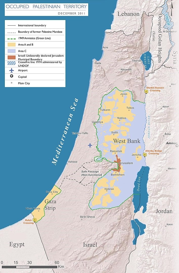 Harta Israel Palestina