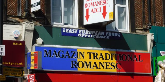 Maggazin românesc din estul Londrei