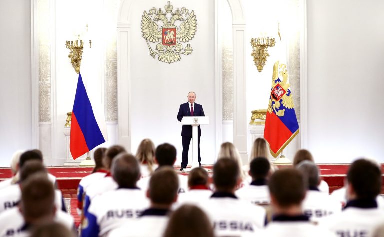 Putin și olimpicii ruși