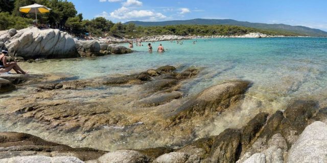 Plajă Grecia / G4Media