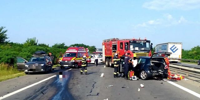 Accident Autostrada A1 - sursa Poliție