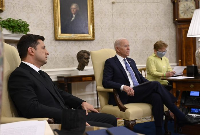 Volodimir Zelensky cu Joe Biden la Casa Albă / foto președintele Ucrainei