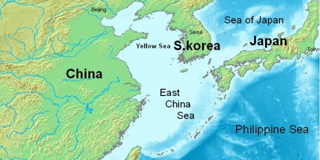 marea chinei de est, china, japonia, coreea de sud