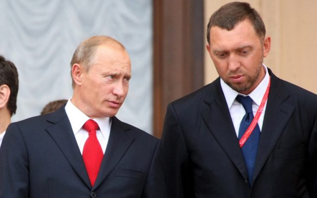 Vladimir Putin si Oleg Deripaska