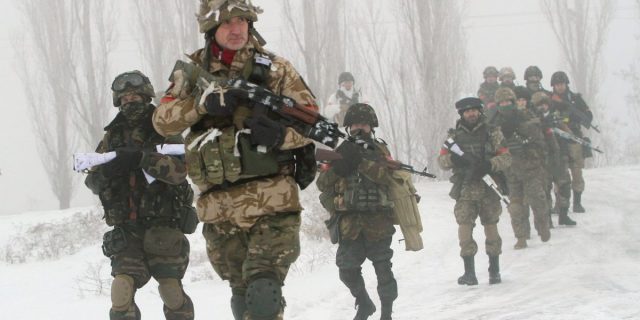 separatisti prorusi, iarna, donbas, lugansk, donețk, ucraina, rebeli, atac, conflict, armat