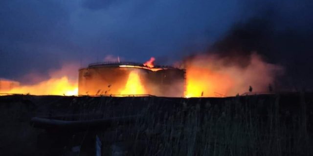 incendiu petrol depozit ucraina