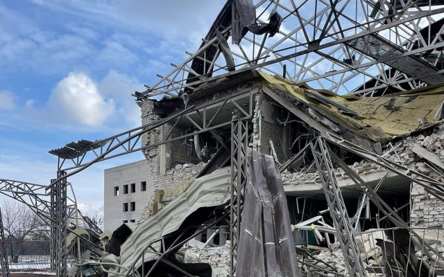 spital distrus, ucraina, bombardament, doi