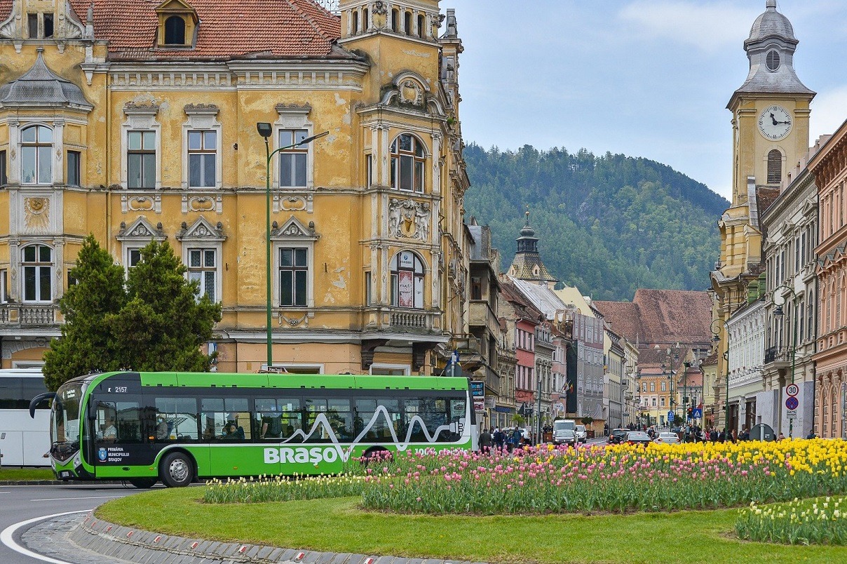 Brașov, autobuz electric