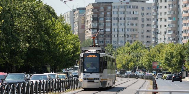 tramvai, trafic, Bucuresti