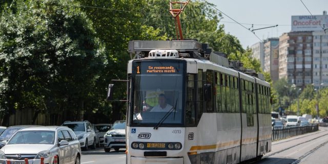 tramvai, trafic, Bucuresti