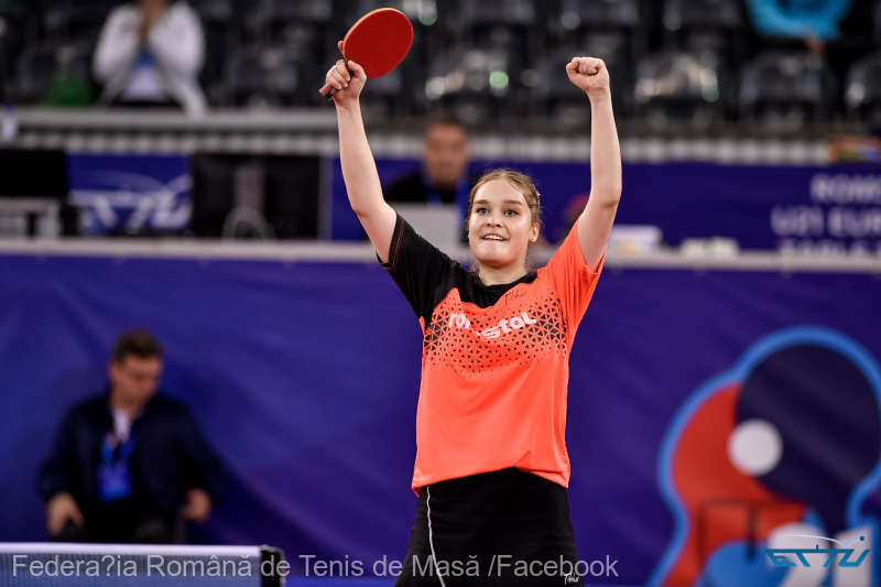 Elena Zaharia a cucerit medalia de aur la de tenis de masă Under-21