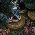 rusia ucraina mine razboi soldati mina