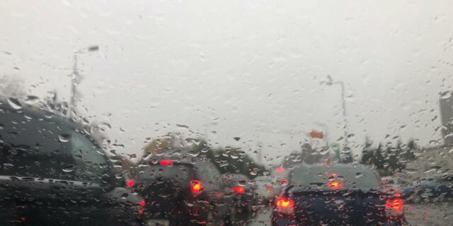 ploaie, trafic, masini
