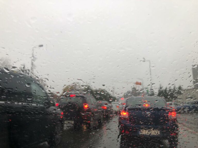 ploaie, trafic, masini