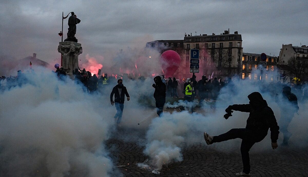 proteste franta, proteste paris, pensii franta, manifestatie