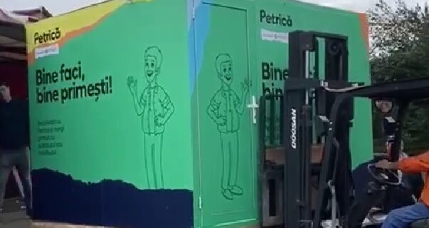 Automatul de reciclare "Petrică" din Focșani