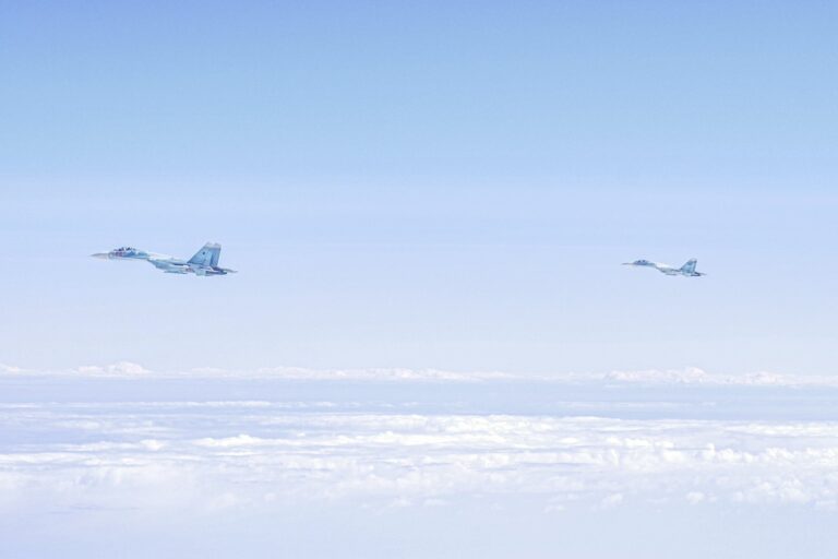 Avioane rusesști interceptate