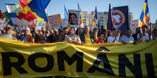 protest, AUR, Alianta pentru Unirea Romanilor
