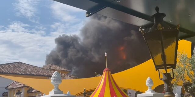 europa park, incendiu, evacuare