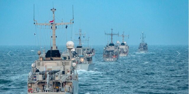 Nave NATO în Marea Mediterană
