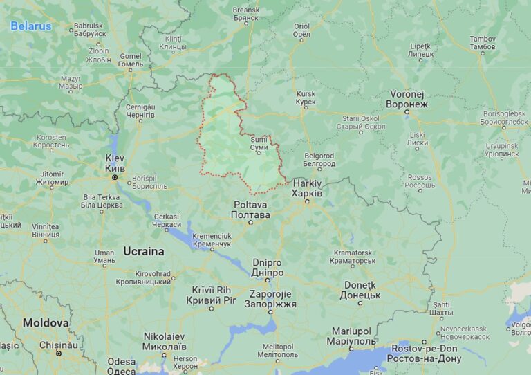 regiunea sumî, razboi ucraina. rusia