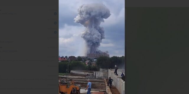 Explozie uzina militara Moscova