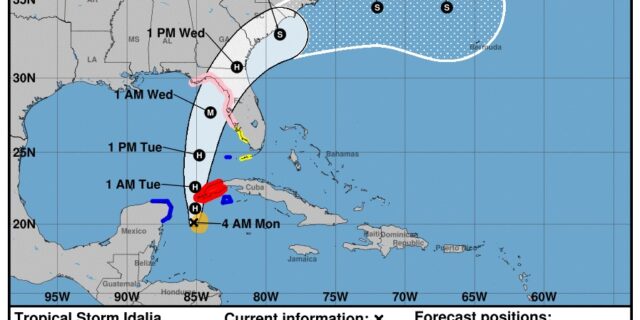 furtuna tropicala idalia, caraibe, golful mexicului, florida, uragan, sua, statele unite