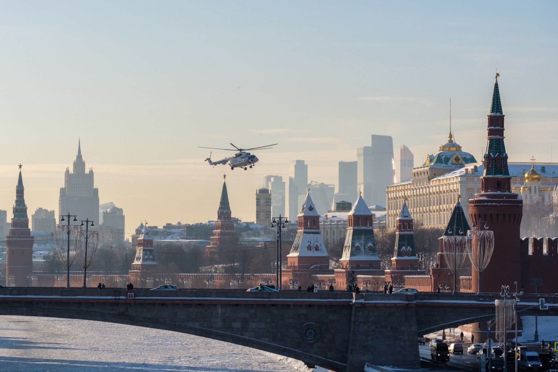 kremlin, rusia, moscova, cladire, sediu, elicopter