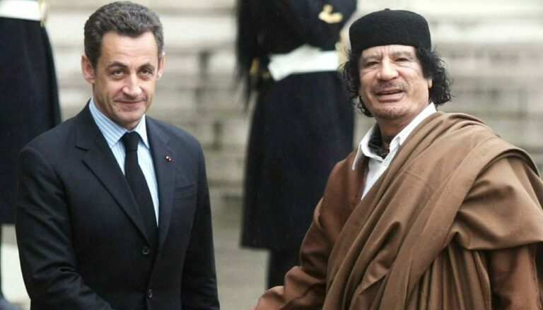 nicolas sarkozy, muammar gaddafi