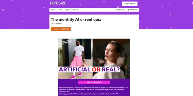 BBC a lansat un quiz lunar prin care îi provoacă pe cititori să diferențieze imaginile reale de cele generate de AI