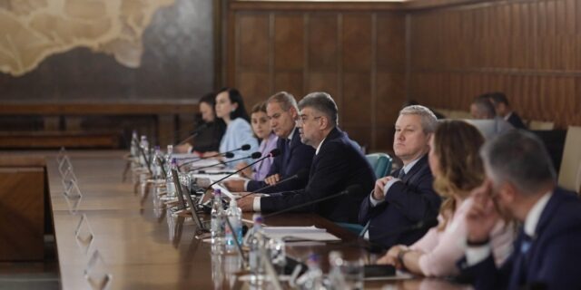 Marcel Ciolacu, Cătălin Predoiu, Marian Neacșu, ședință de Guvern