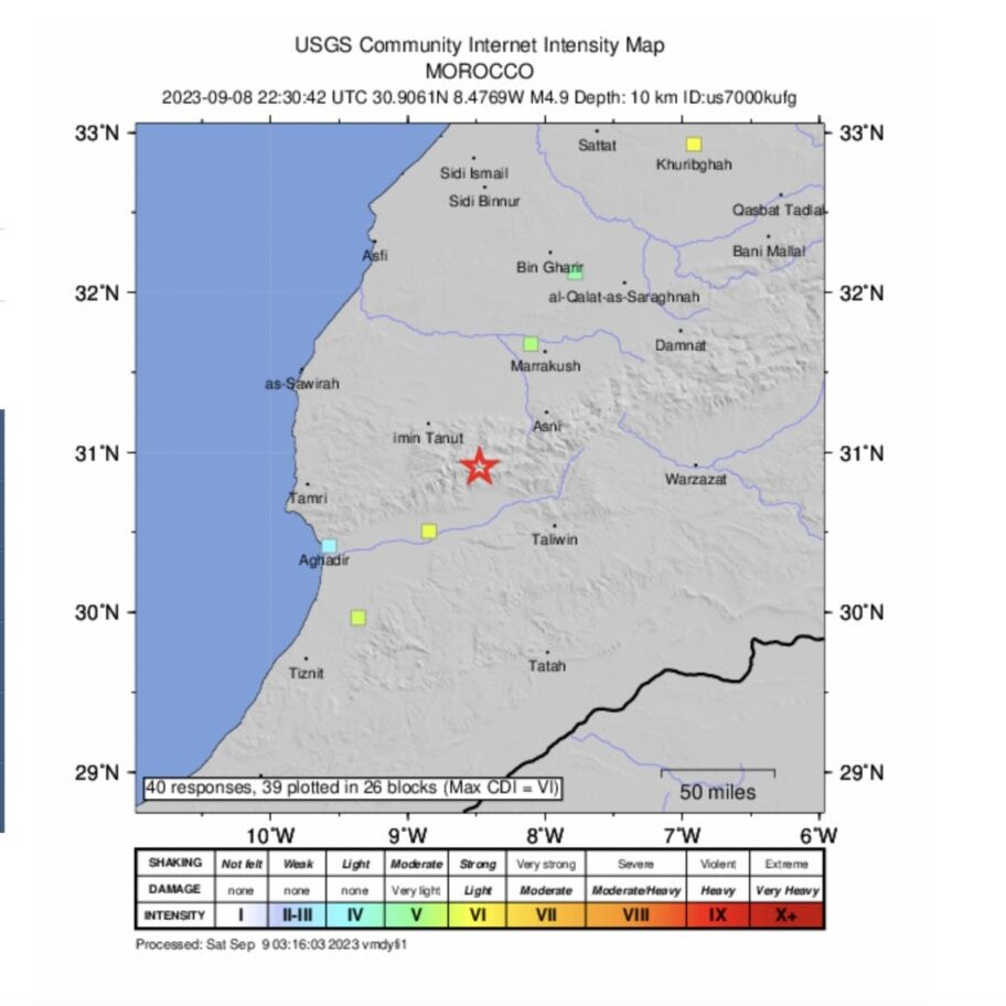 cutremur Maroc