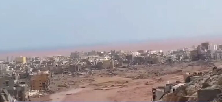Derna, Libia, inundatii