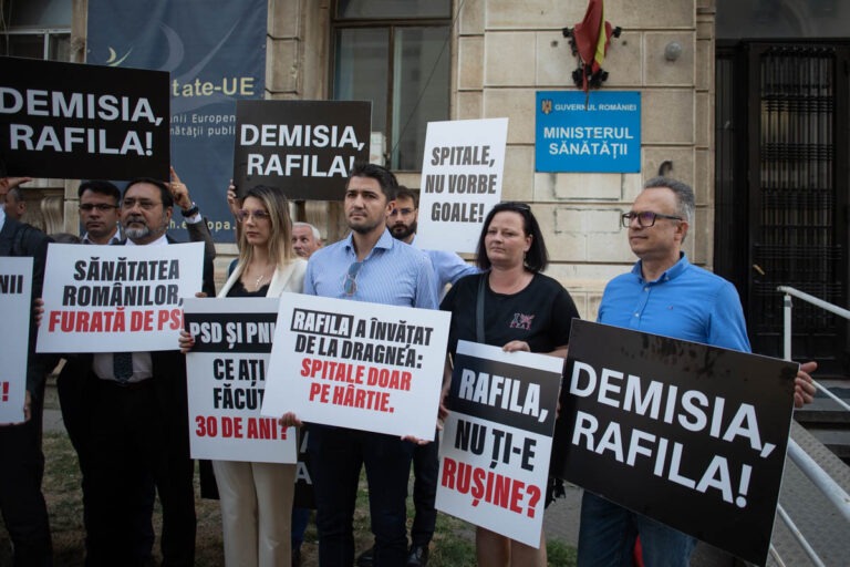 protest USR, sanatate, Ministerul Sanatatii, Alexandru Rafila