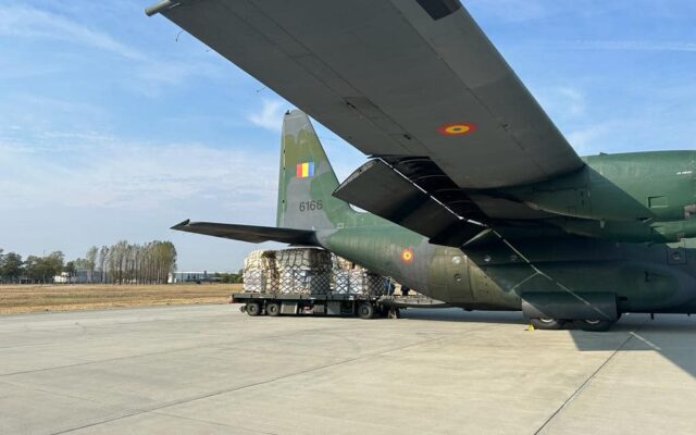 Forţele Aeriene Române transport ajutoare Libia