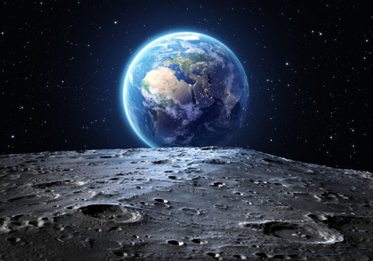 luna, pamant, terra, atmosfera, univers