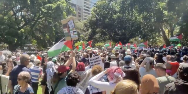 protest pro palestina Australia, miting pro palestina