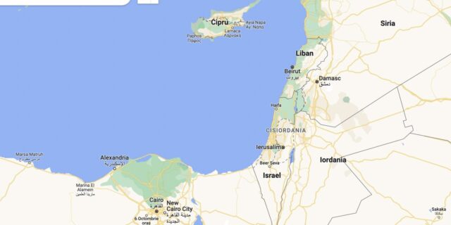 harta cipru, israel