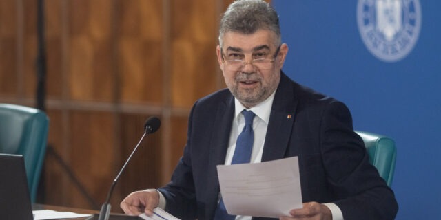 Marcel Ciolacu, premier, sedinta de guvern