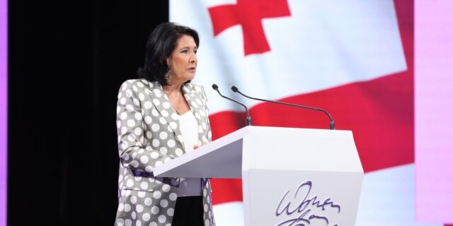 Salome Zurabisvili, președinta Georgiei