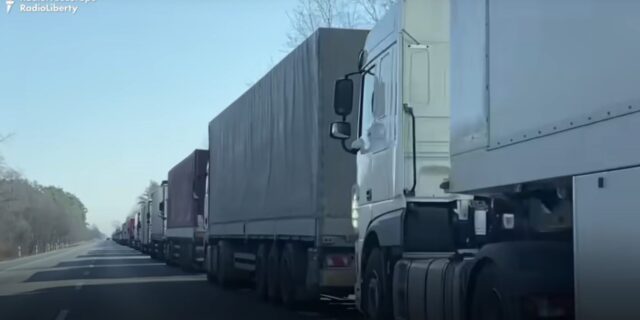 camioane blocate la frontiera, transportatori