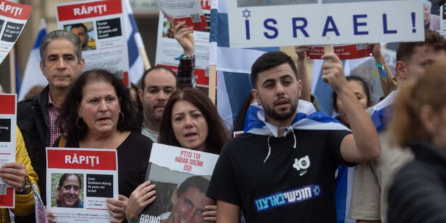 Israel, protest sustinere, Ambasada Israelului, razboi Israel Hamas
