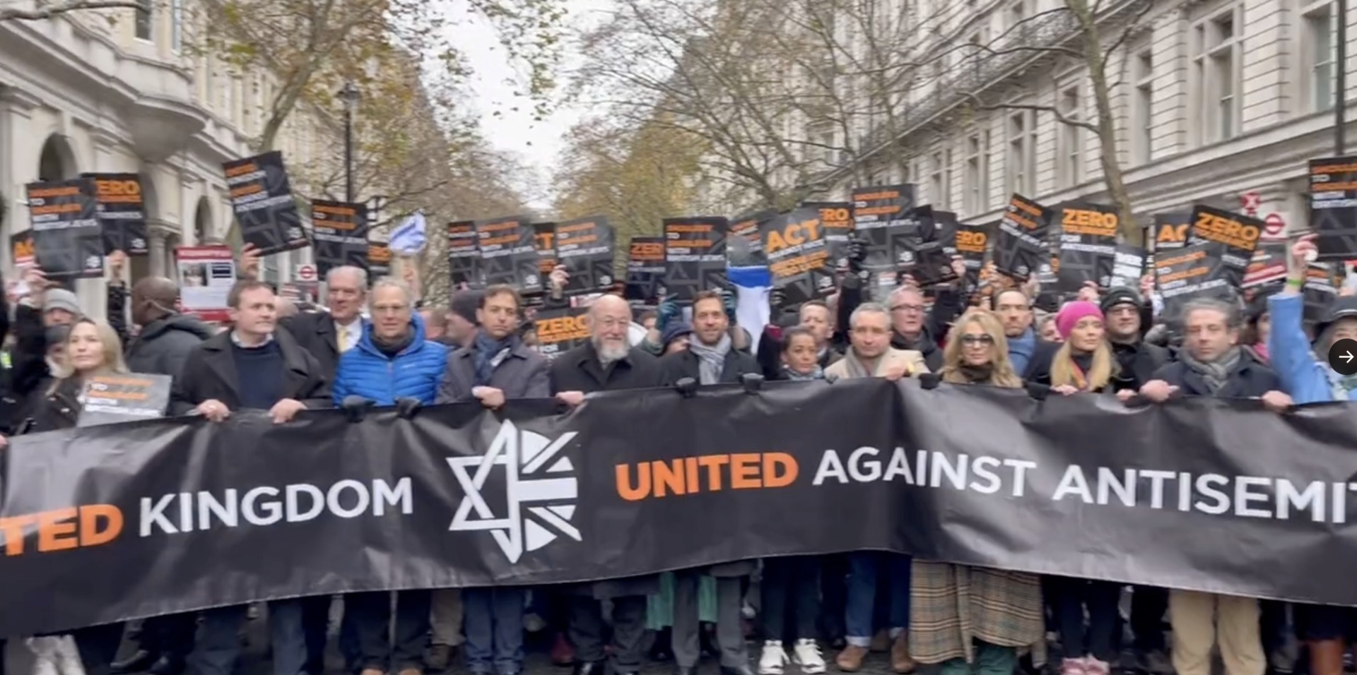 mars antisemitism Londra