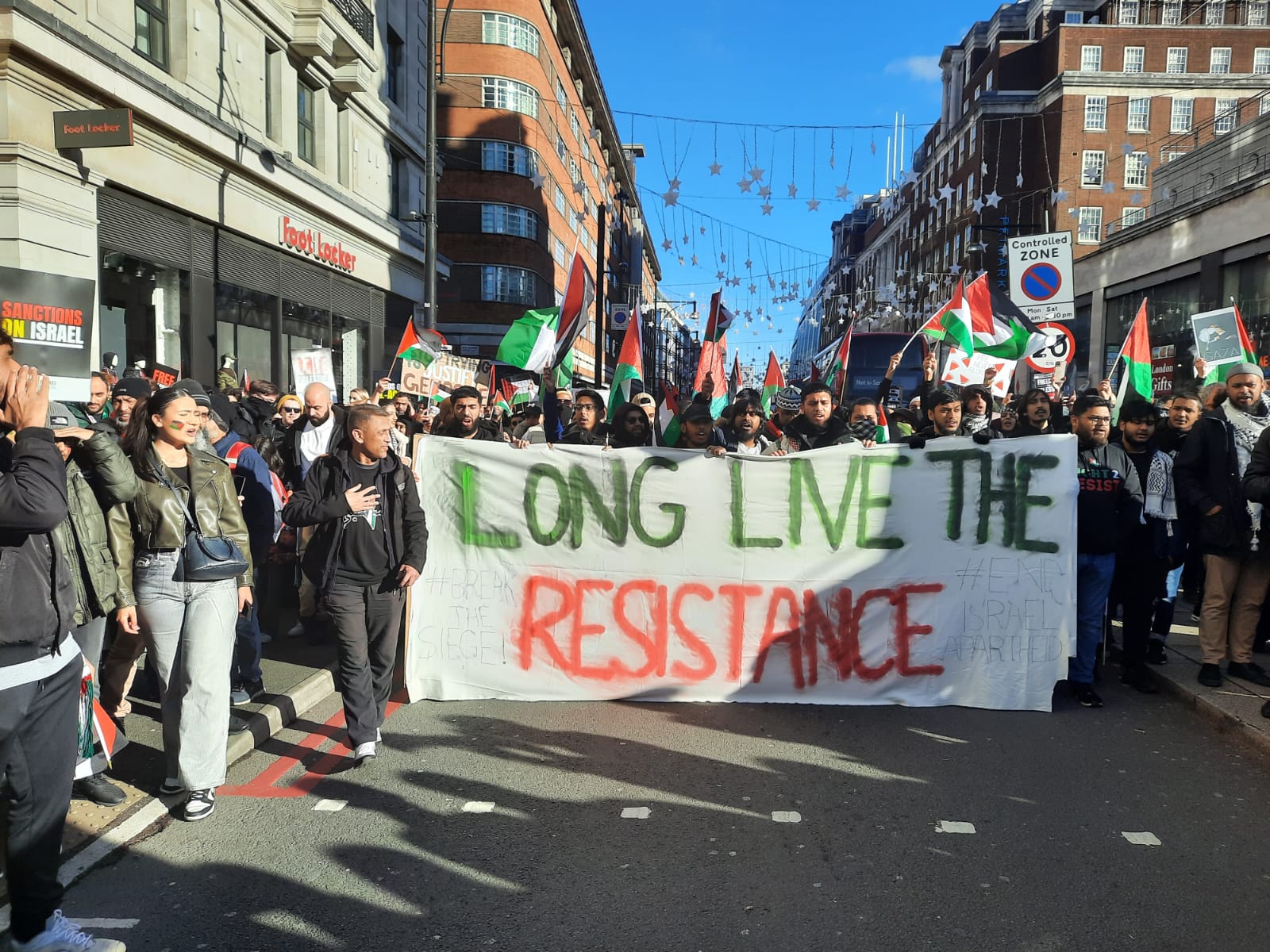 mars pro palestinian londra